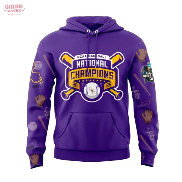 LSU 2025 NCAA Baseball College World Series Champions Special Hoodie