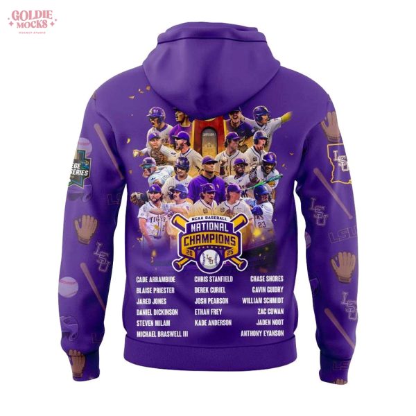 LSU 2025 NCAA Baseball College World Series Champions Special Hoodie
