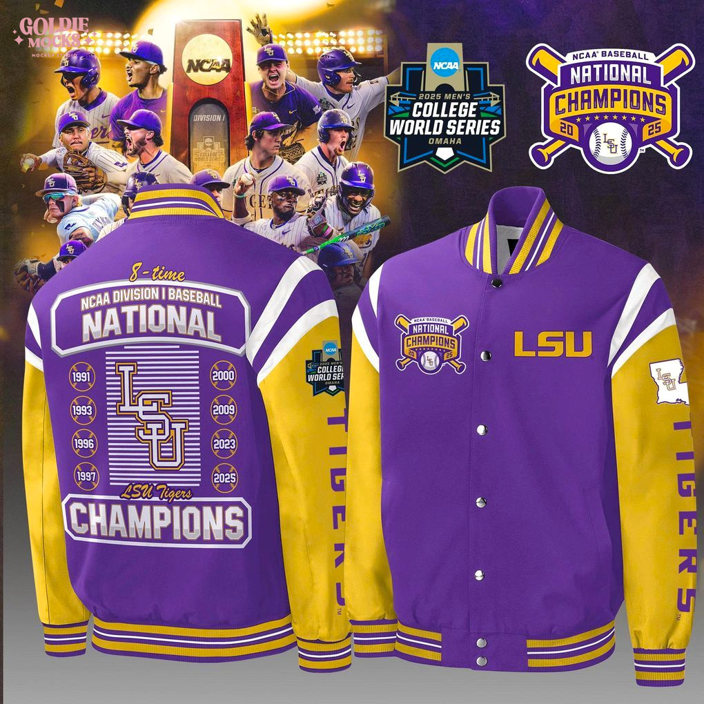 LSU Tigers 2025 NCAA National Champions Jacket LSU Tigers 2025 NCAA National Champions Jacket