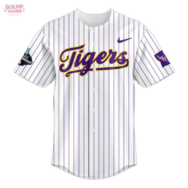 LSU Tigers Baseball 2025 Baton Rouge Regional Champions Jersey