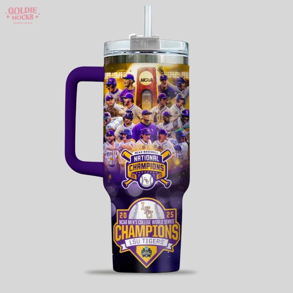 LSU Tigers Champions 2025 NCAA Tumbler