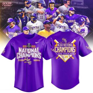 LSU Tigers National 2025 Champions Fans Jersey