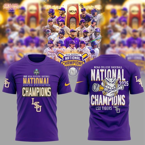 LSU Tigers World Series Champions 2025 T-Shirt