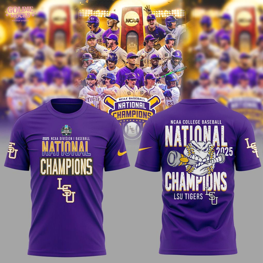 LSU Tigers World Series Champions 2025 T-Shirt LSU Tigers World Series Champions 2025 T-Shirt