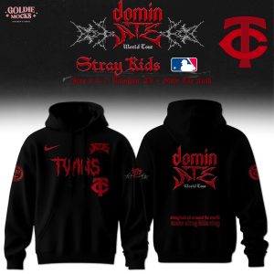 Minnesota Twins x Stray Kids Dominate World Tour 2025 All Team Hoodie