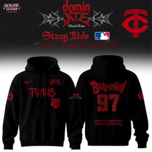 Minnesota Twins x Stray Kids Dominate World Tour 2025 All Team Hoodie
