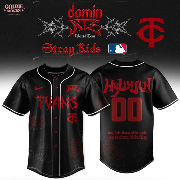 Minnesota Twins x Stray Kids Dominate World Tour 2025 All Team Jersey