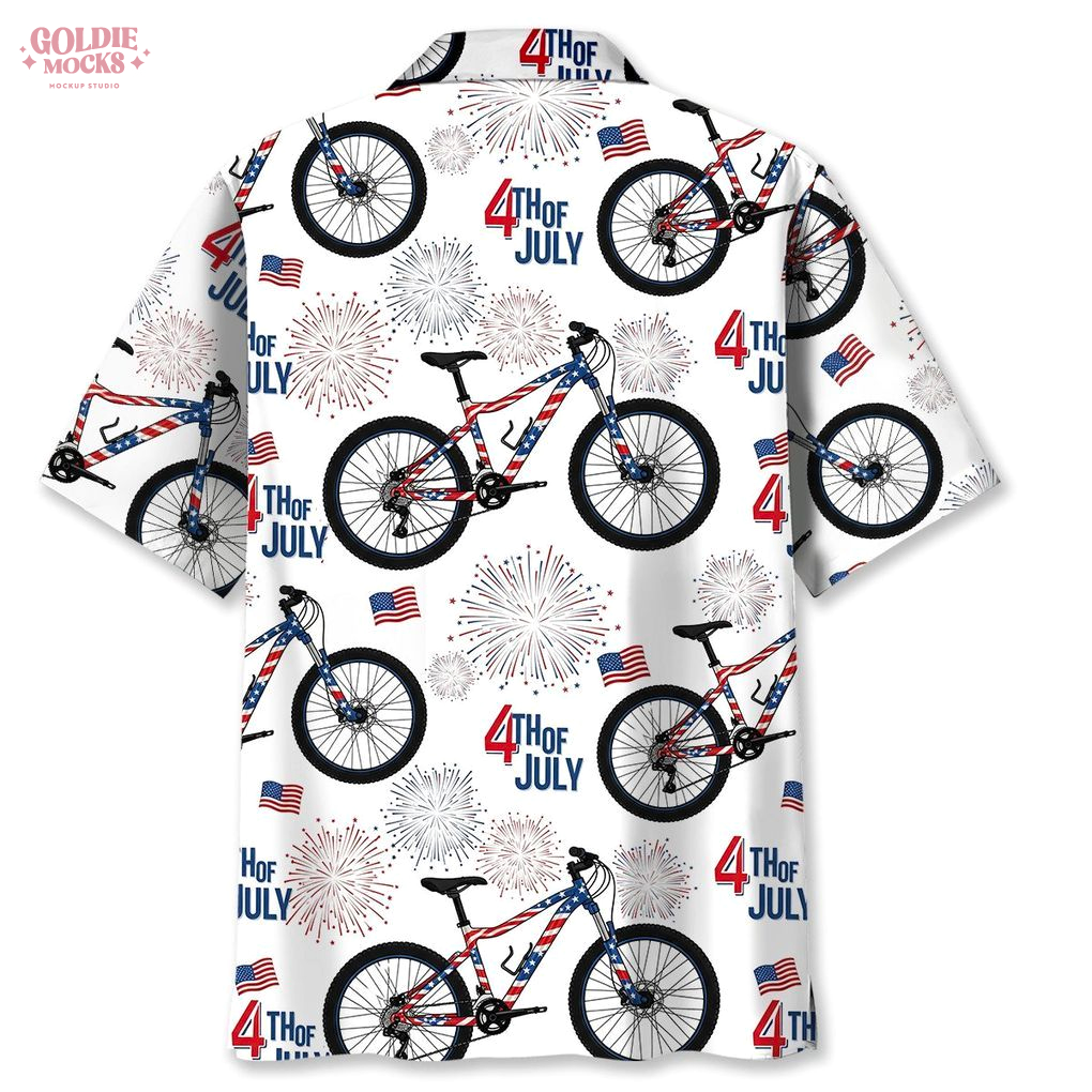 Mountain Bike Independence Day 2025 Hawaiian Shirt Mountain Bike Independence Day 2025 Hawaiian Shirt