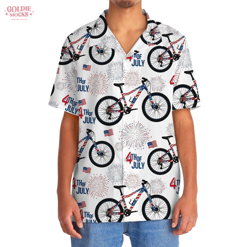 Mountain Bike Independence Day 2025 Hawaiian Shirt Mountain Bike Independence Day 2025 Hawaiian Shirt