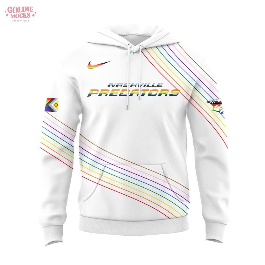 Nashville Predators Happy Pride Month 2025 Hoodie Nashville Predators Happy Pride Month 2025 Hoodie