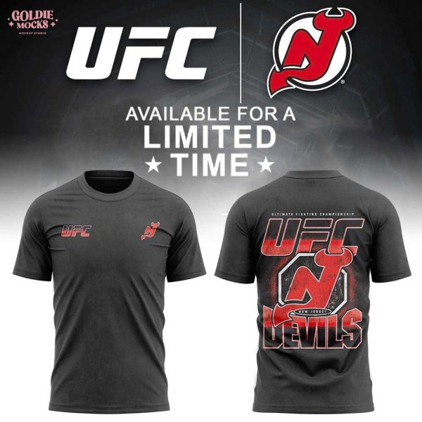 New Jersey Devils x UFC Cllection 2025 Limited T-Shirt