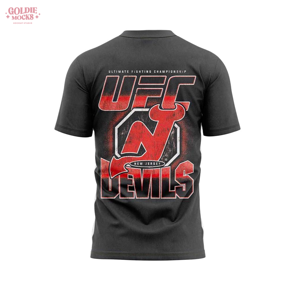 New Jersey Devils x UFC Cllection 2025 Limited T-Shirt New Jersey Devils x UFC Cllection 2025 Limited T-Shirt