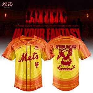 New York Mets x Ateez 2025 World Tour Fans Jersey
