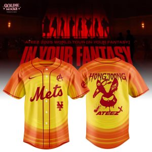 New York Mets x Ateez 2025 World Tour Fans Jersey