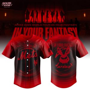 New York Mets x Ateez 2025 World Tour In Your Fantasy Jersey