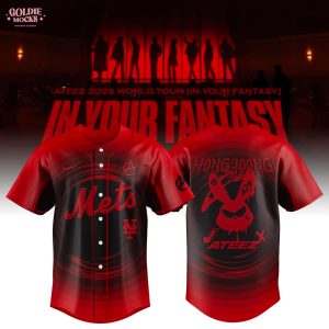 New York Mets x Ateez 2025 World Tour In Your Fantasy Jersey