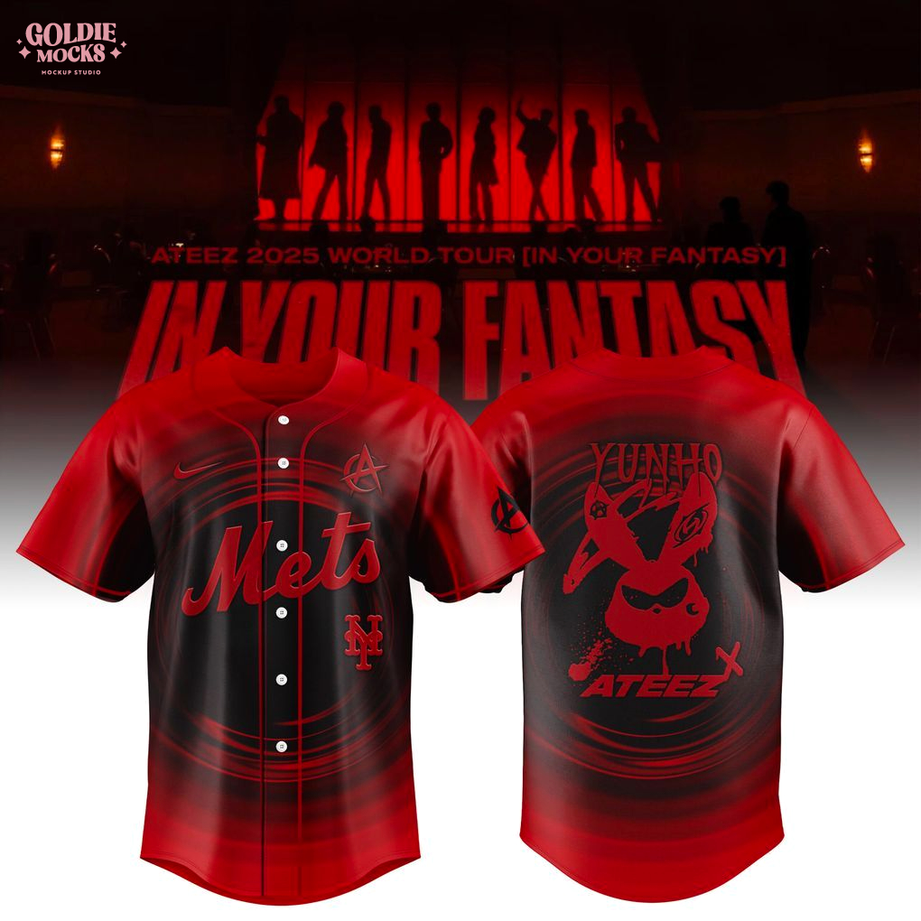 New York Mets x Ateez 2025 World Tour In Your Fantasy Jersey New York Mets x Ateez 2025 World Tour In Your Fantasy Jersey