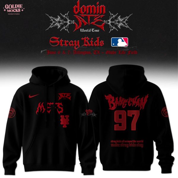 New York Mets x Stray Kids Dominate World Tour 2025 All Team Hoodie