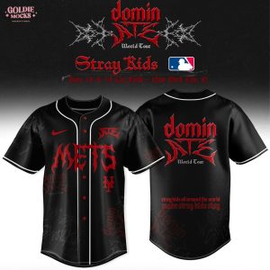 New York Mets x Stray Kids Dominate World Tour 2025 All Team Jersey