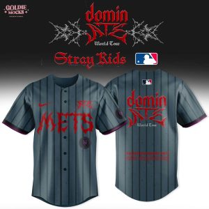New York Mets x Stray Kids Dominate World Tour 2025 Special Jersey
