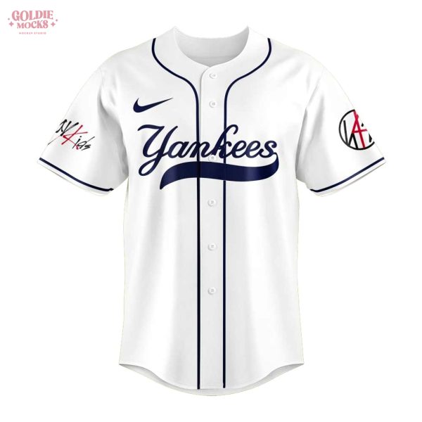 New York Yankees x Stray Kids ATE Tour Signature All Team For Fans 2025 Jersey