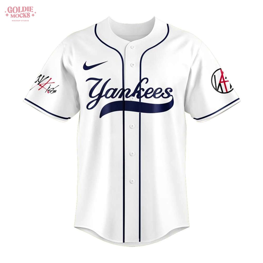 New York Yankees x Stray Kids ATE Tour Signature All Team For Fans 2025 Jersey New York Yankees x Stray Kids ATE Tour Signature All Team For Fans 2025 Jersey
