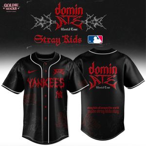 New York Yankees x Stray Kids Dominate World Tour 2025 All Team Jersey
