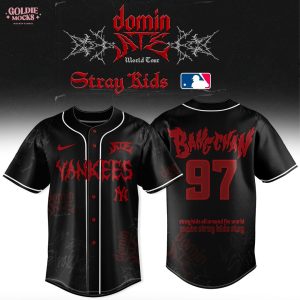 New York Yankees x Stray Kids Dominate World Tour 2025 All Team Jersey