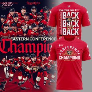 NHL Stanley Cup 2025 Champions For Florida Panthers 3D T-Shirt