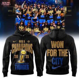 OKC 2025 NBA Champions Teams Hoodie