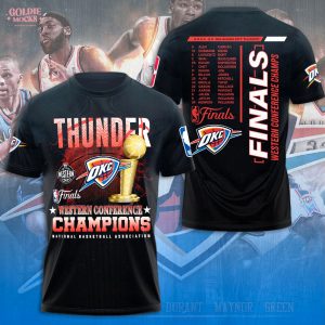 OKC Oklahoma City Thunder 2025 Finals Champions T-Shirt