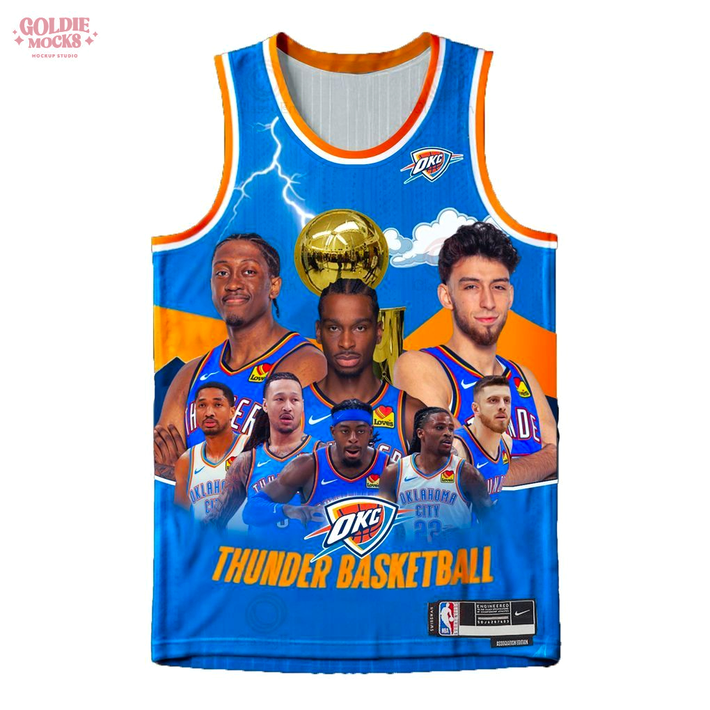OKC Oklahoma City Thunder Eastern Conference 2025 Champions Premium Basketball Jersey OKC Oklahoma City Thunder Eastern Conference 2025 Champions Premium Basketball Jersey