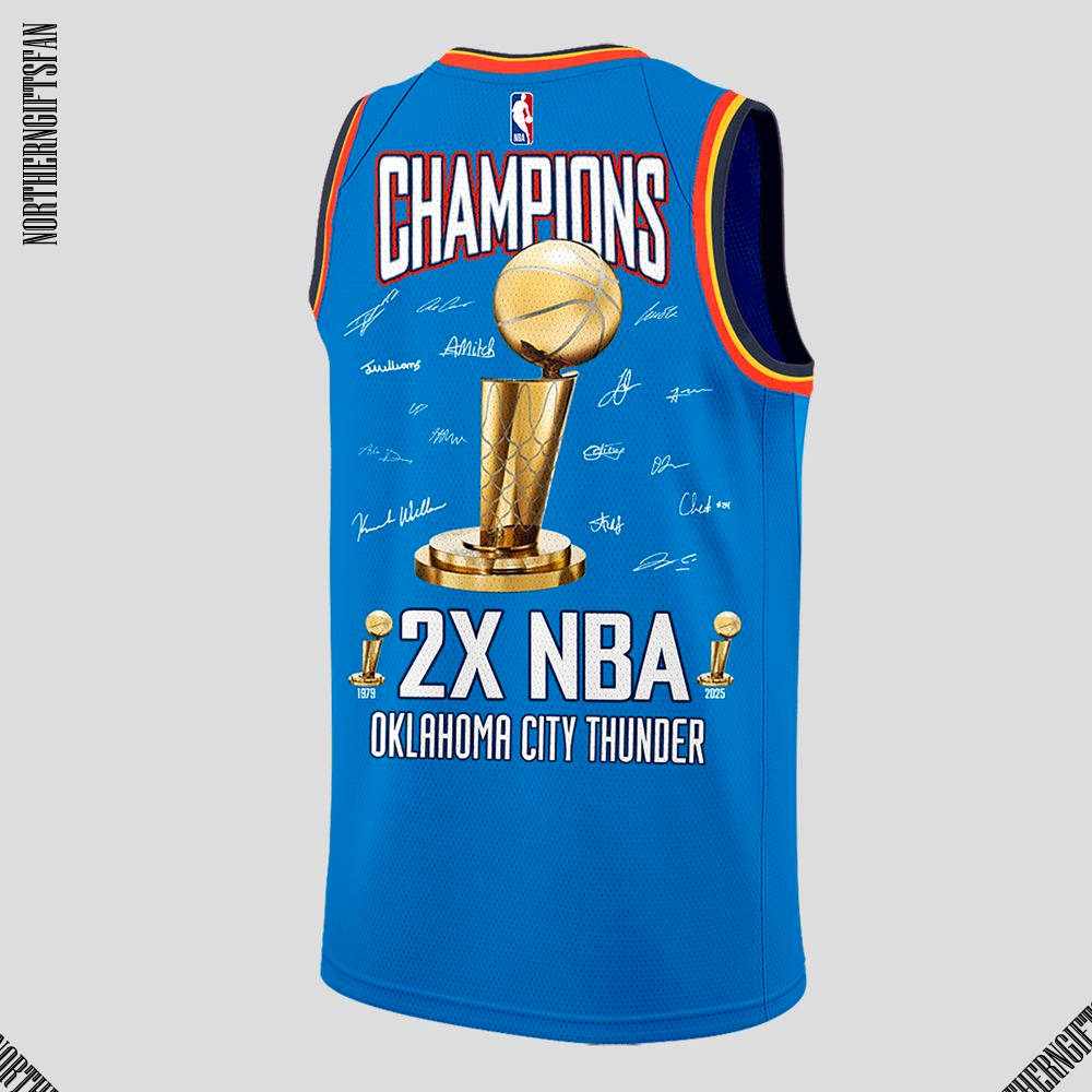 OKC Thunder Champions National Basketball 2025 Basketball Jersey OKC Thunder Champions National Basketball 2025 Basketball Jersey