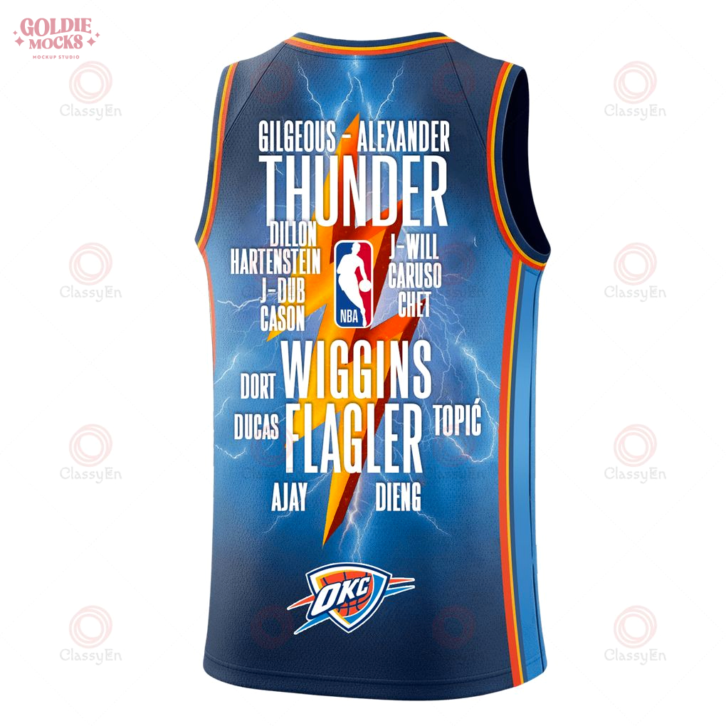 Oklahoma City Basketball Finals 2025 All Teams Jersey Oklahoma City Basketball Finals 2025 All Teams Jersey