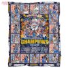Indiana Pacers Champions 2024-2025 Premium Edition Fleece Blanket