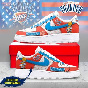 Oklahoma City Thunder 2025 Champions NBA Special Air Force 1