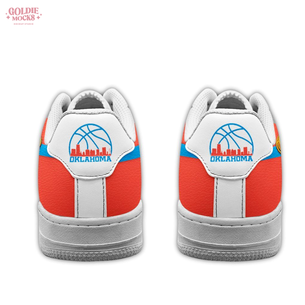 Oklahoma City Thunder 2025 Champions NBA Special Air Force 1 Oklahoma City Thunder 2025 Champions NBA Special Air Force 1