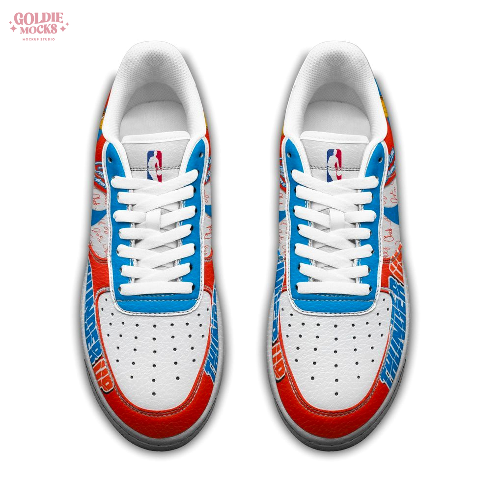 Oklahoma City Thunder 2025 Champions NBA Special Air Force 1 Oklahoma City Thunder 2025 Champions NBA Special Air Force 1