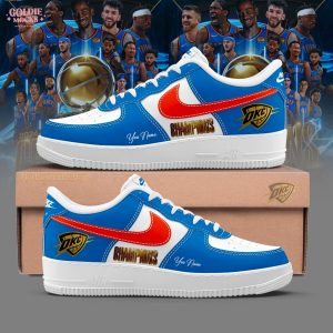 Oklahoma City Thunder Champions 2025 Fans Air Force 1