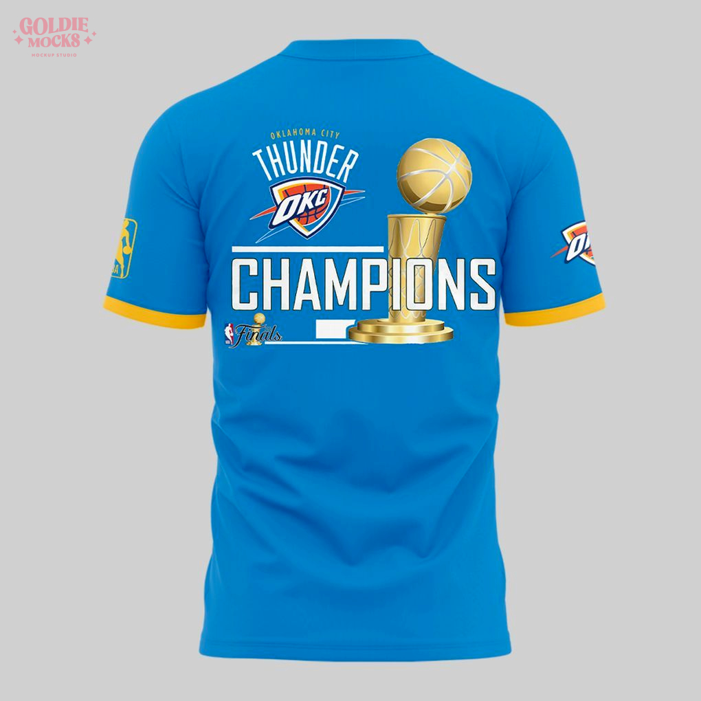 Oklahoma City Thunder NBA Champions Gift For Fans 2025 T-Shirt Oklahoma City Thunder NBA Champions Gift For Fans 2025 T-Shirt