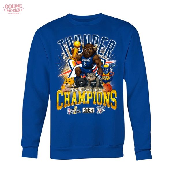 Oklahoma City Thunder NBA Final 2025 Champions T-Shirt