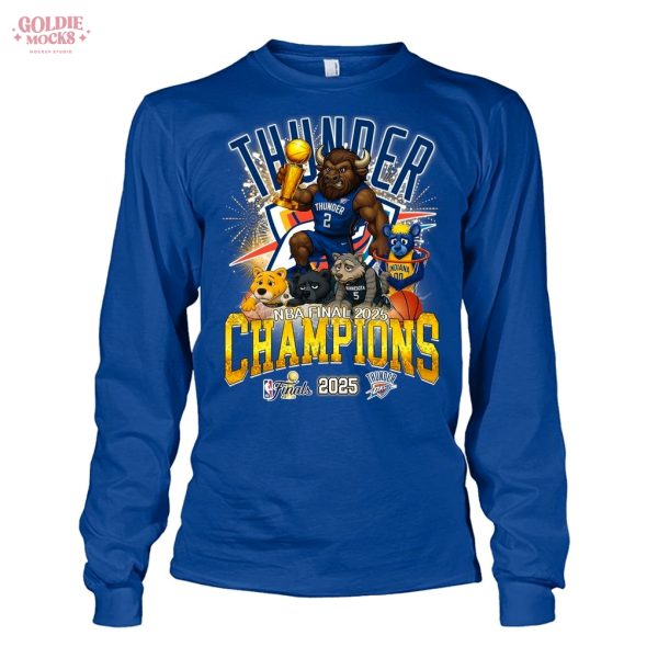 Oklahoma City Thunder NBA Final 2025 Champions T-Shirt