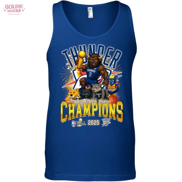 Oklahoma City Thunder NBA Final 2025 Champions T-Shirt