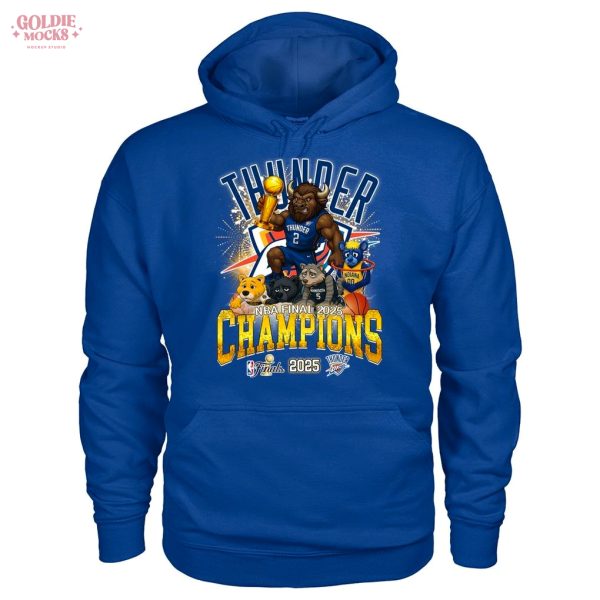 Oklahoma City Thunder NBA Final 2025 Champions T-Shirt