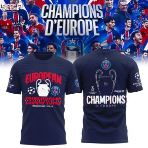 Paris Saint Germain UEFA Champions 2025 For Fans T-Shirt