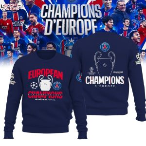 Paris Saint Germain UEFA Champions 2025 For Fans T-Shirt