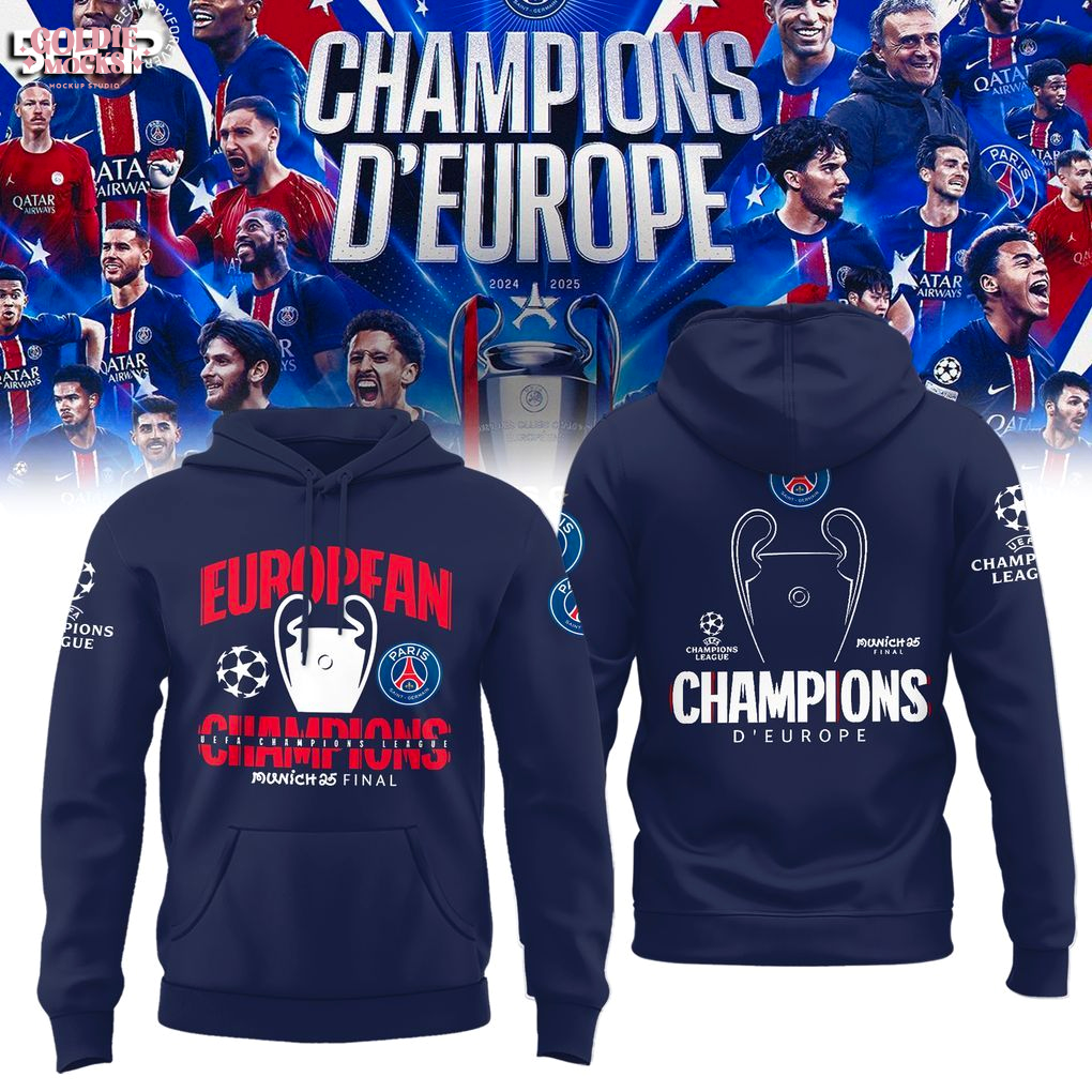 Paris Saint Germain UEFA Champions 2025 For Fans T-Shirt Paris Saint Germain UEFA Champions 2025 For Fans T-Shirt