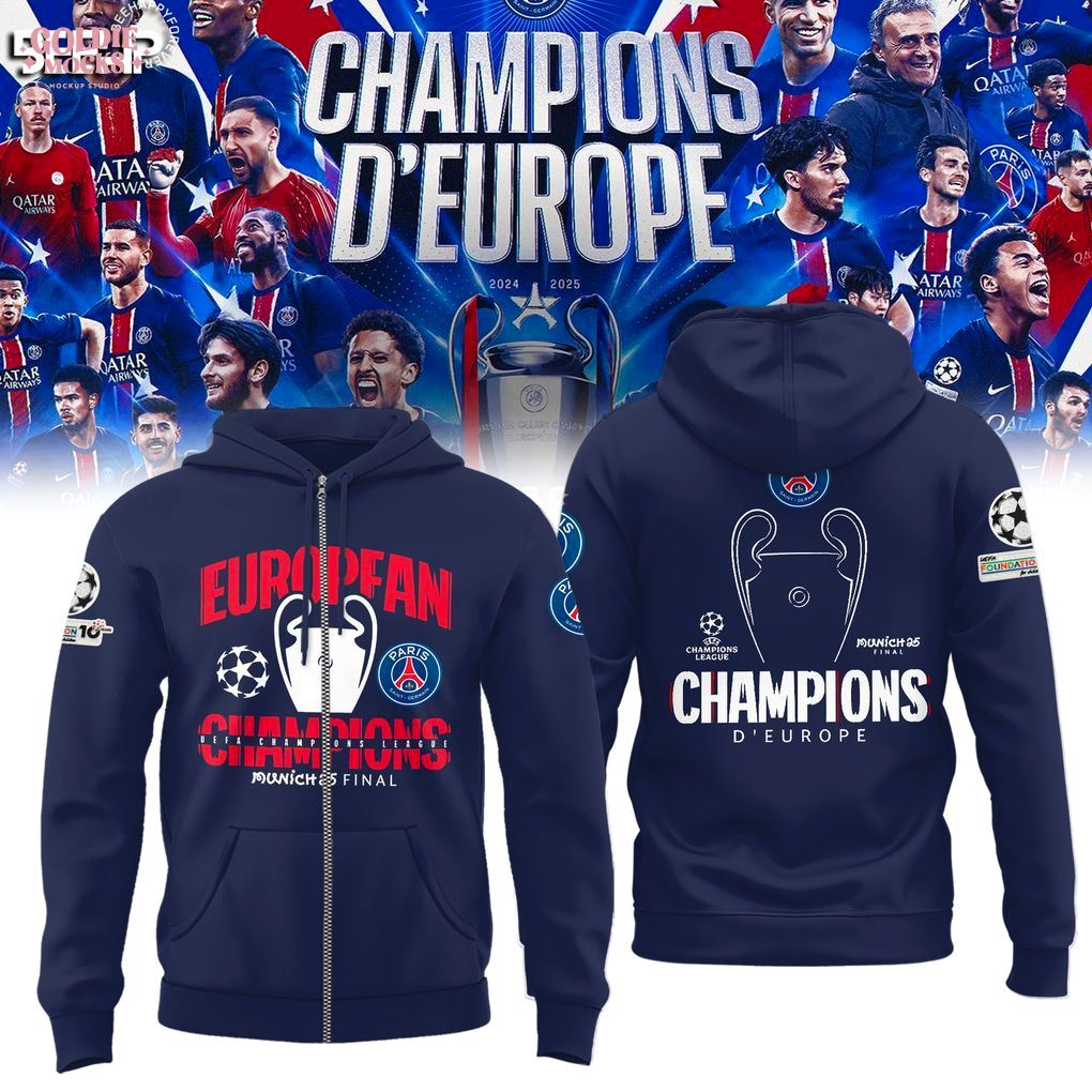 Paris Saint Germain UEFA Champions 2025 For Fans T-Shirt Paris Saint Germain UEFA Champions 2025 For Fans T-Shirt