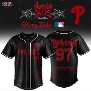 Philadelphia Phillies x Stray Kids Dominate World Tour 2025 All Team Jersey