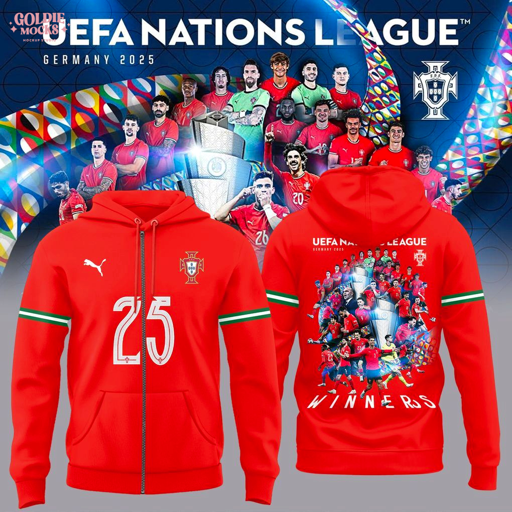 Portugal Champions UEFA Nations League 2025 For Fans Hoodie Portugal Champions UEFA Nations League 2025 For Fans Hoodie